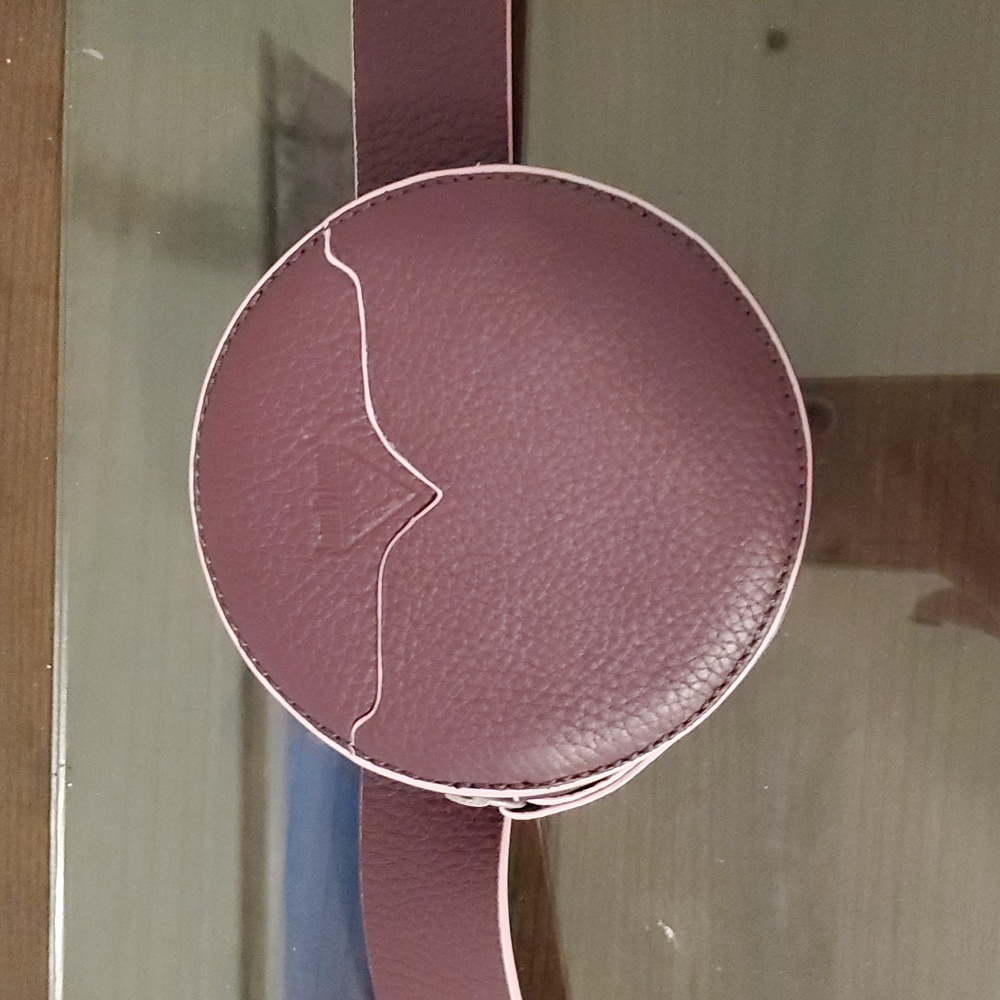 Fluvog Burgundy Leather Belt Bag